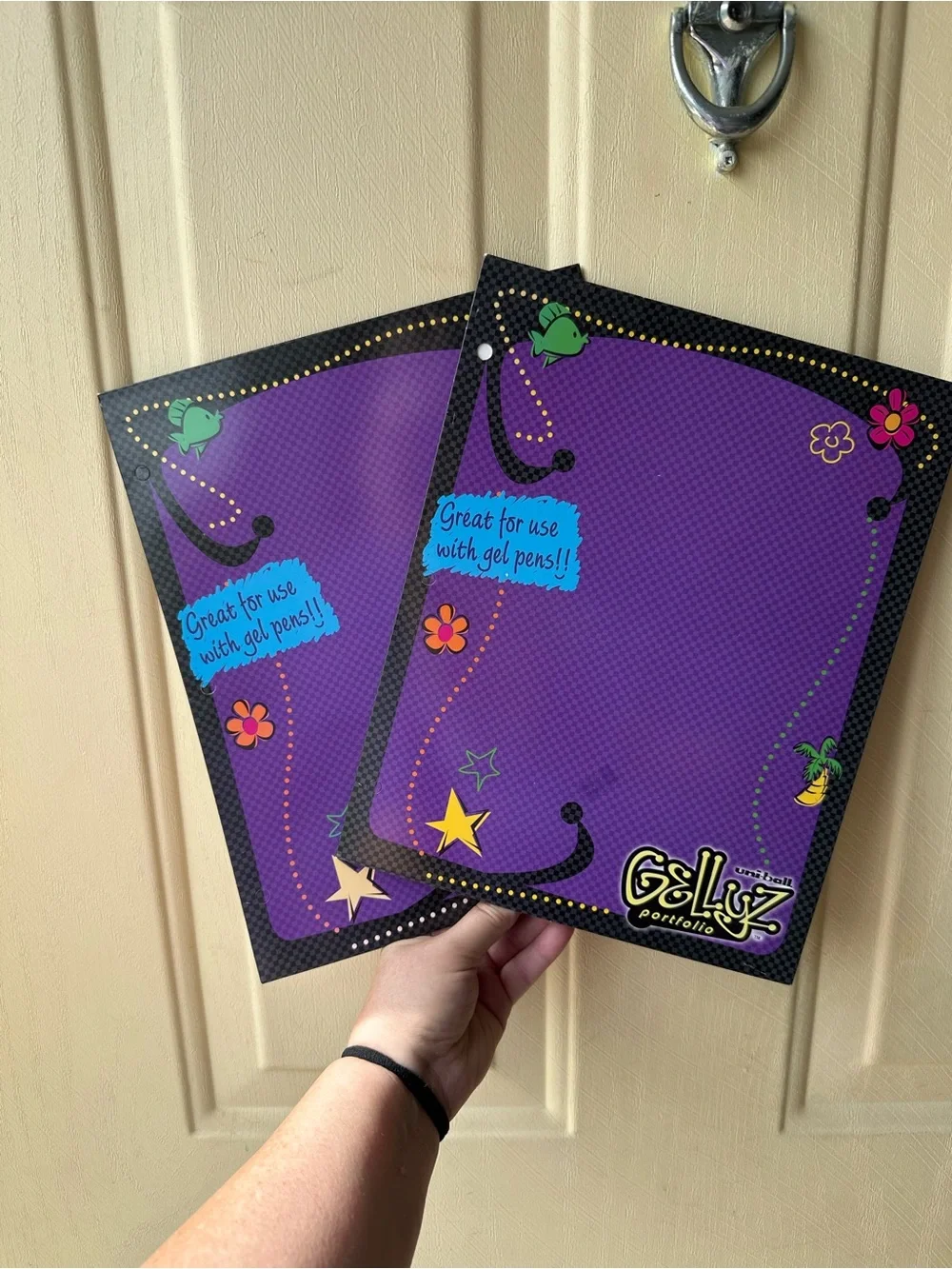 Gellyz Purple Decorative Portfolio (Set of 2)